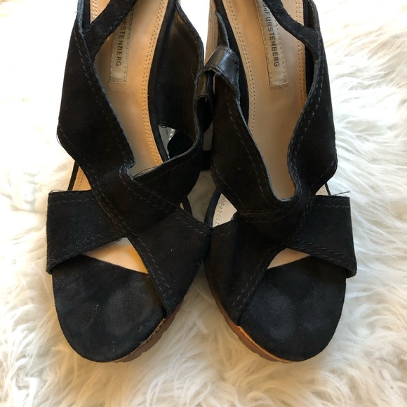 Diane von Furstenberg Wedges Sz 8.5 - Picture 3 of 7